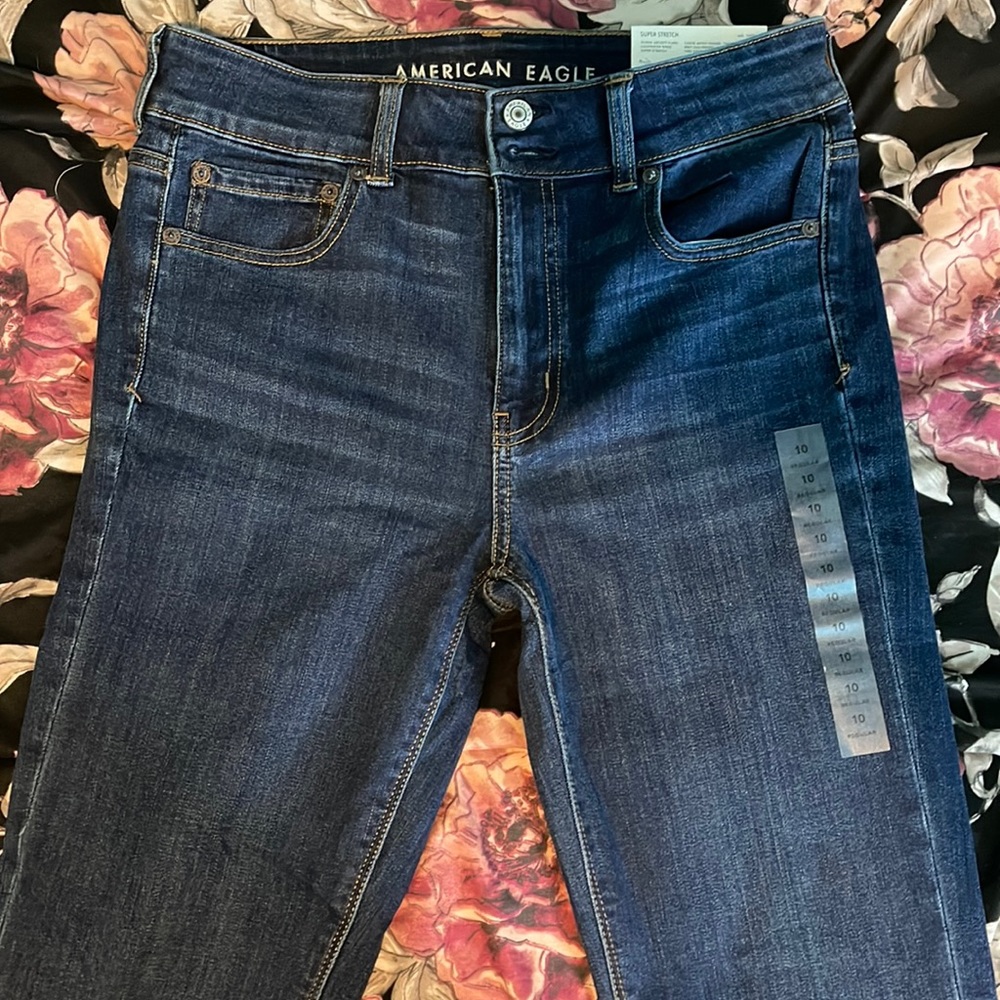 High rise flare jeans